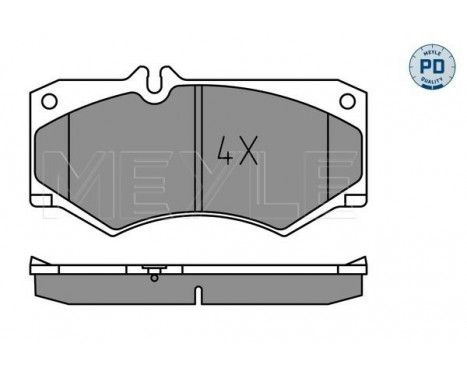 Brake Pad Set, disc brake MEYLE-PD Quality 025 207 8418/PD