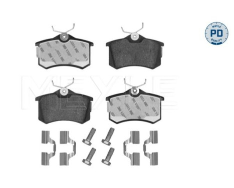 Brake Pad Set, disc brake MEYLE-PD Quality 025 209 6115/PD, Image 2