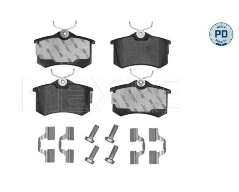 Brake Pad Set, disc brake MEYLE-PD Quality 025 209 6117/PD, Image 2