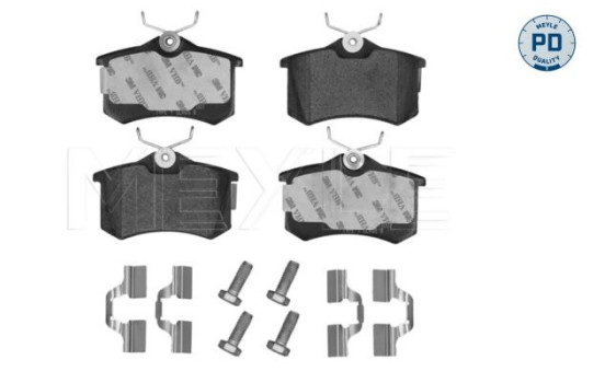 Brake Pad Set, disc brake MEYLE-PD Quality 025 209 6117/PD, Image 2