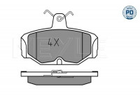 Brake Pad Set, disc brake MEYLE-PD Quality 025 209 8113/PD