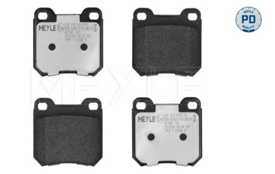 Brake Pad Set, disc brake MEYLE-PD Quality 025 210 5015/PD, Image 2