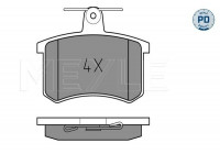 Brake Pad Set, disc brake MEYLE-PD Quality 025 211 4416/PD