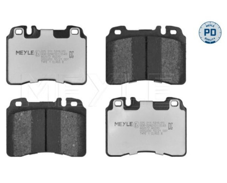 Brake Pad Set, disc brake MEYLE-PD Quality 025 211 5316/PD, Image 2