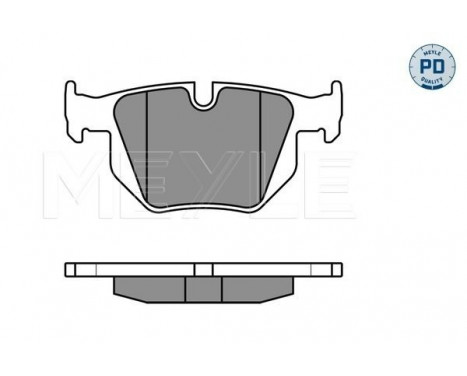 Brake Pad Set, disc brake MEYLE-PD Quality 025 212 8217/PD