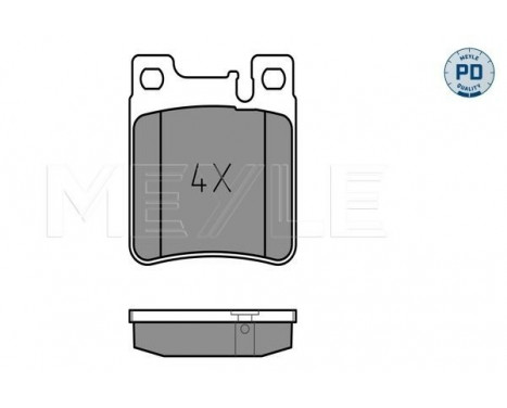 Brake Pad Set, disc brake MEYLE-PD Quality 025 213 0515/PD