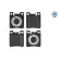Brake Pad Set, disc brake MEYLE-PD Quality 025 213 0515/PD, Thumbnail 2