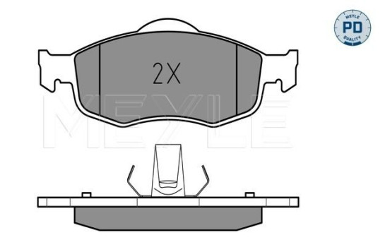 Brake Pad Set, disc brake MEYLE-PD Quality 025 213 9418/PD