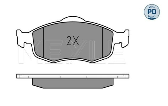 Brake Pad Set, disc brake MEYLE-PD Quality 025 213 9418/PD, Image 2