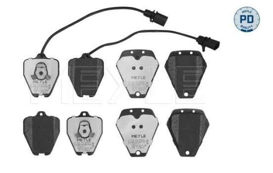 Brake Pad Set, disc brake MEYLE-PD Quality 025 214 5418/PD, Image 3