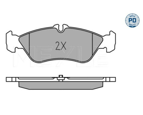 Brake Pad Set, disc brake MEYLE-PD Quality 025 215 9218/PD, Image 3