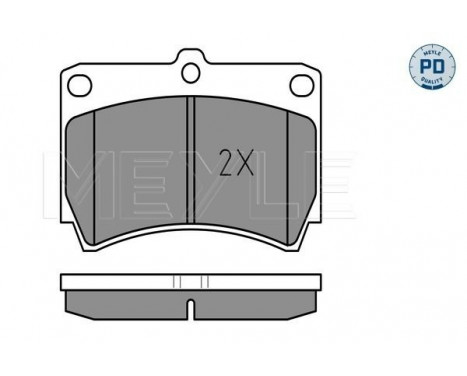 Brake Pad Set, disc brake MEYLE-PD Quality 025 216 5415/PD, Image 2