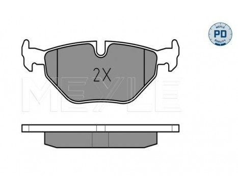 Brake Pad Set, disc brake MEYLE-PD Quality 025 216 9117/PD, Image 2