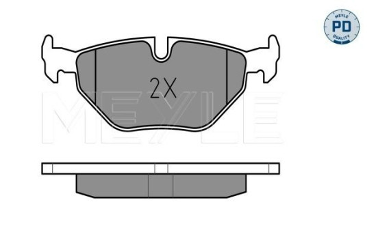 Brake Pad Set, disc brake MEYLE-PD Quality 025 216 9117/PD, Image 2