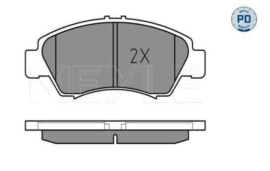 Brake Pad Set, disc brake MEYLE-PD Quality 025 216 9715/PD, Image 2