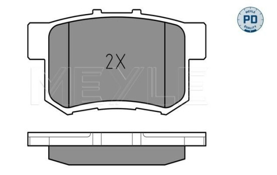 Brake Pad Set, disc brake MEYLE-PD Quality 025 217 1914/PD, Image 2