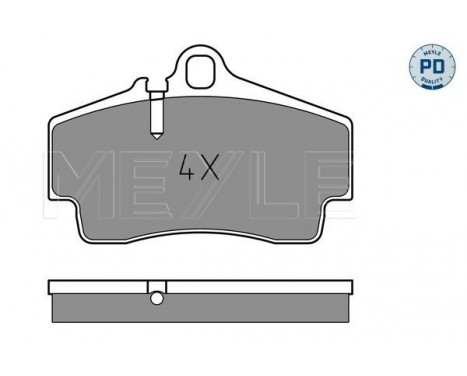 Brake Pad Set, disc brake MEYLE-PD Quality 025 217 9216/PD