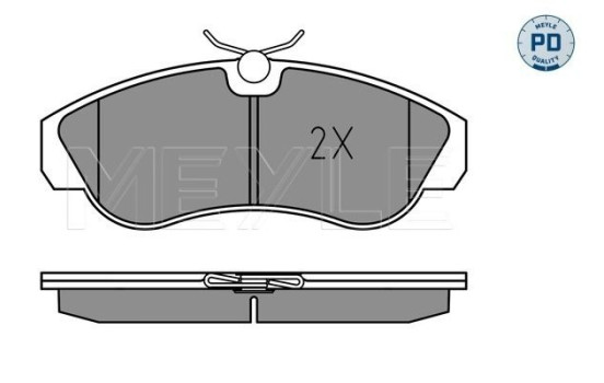 Brake Pad Set, disc brake MEYLE-PD Quality 025 217 9919/PD, Image 2