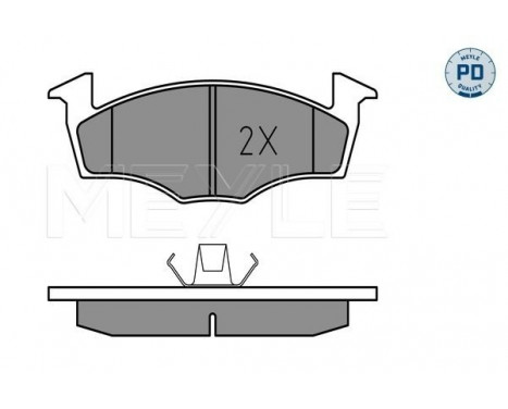 Brake Pad Set, disc brake MEYLE-PD Quality 025 218 6619/PD, Image 2