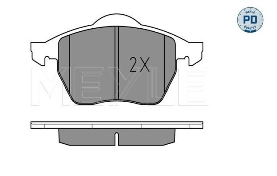 Brake Pad Set, disc brake MEYLE-PD Quality 025 219 1119/PD, Image 2