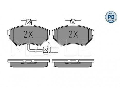 Brake Pad Set, disc brake MEYLE-PD Quality 025 219 4519-1/PD