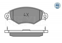 Brake Pad Set, disc brake MEYLE-PD Quality 025 219 8018/PD