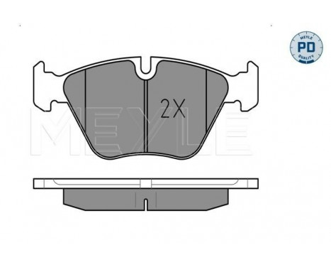 Brake Pad Set, disc brake MEYLE-PD Quality 025 219 9020/PD, Image 2