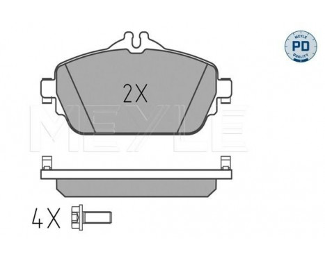 Brake Pad Set, disc brake MEYLE-PD Quality 025 220 3119/PD