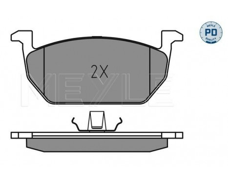 Brake Pad Set, disc brake MEYLE-PD Quality 025 220 3517/PD, Image 2