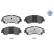 Brake Pad Set, disc brake MEYLE-PD Quality 025 220 6518/PD, Thumbnail 2