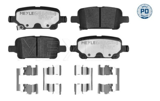Brake Pad Set, disc brake MEYLE-PD Quality 025 221 2917/PD, Image 3