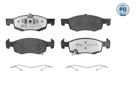 Brake Pad Set, disc brake MEYLE-PD Quality 025 221 4317/PD, Image 3