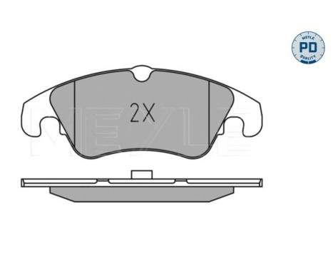 Brake Pad Set, disc brake MEYLE-PD Quality 025 222 5219/PD, Image 2