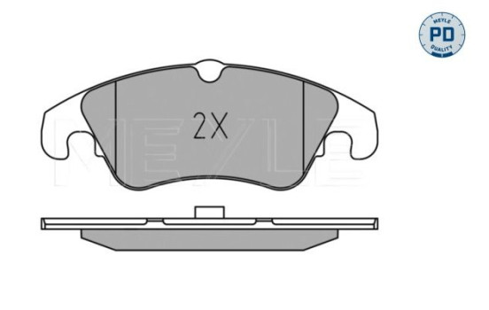 Brake Pad Set, disc brake MEYLE-PD Quality 025 222 5219/PD, Image 2