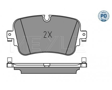 Brake Pad Set, disc brake MEYLE-PD Quality 025 223 0717/PD, Image 2