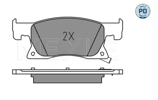 Brake Pad Set, disc brake MEYLE-PD Quality 025 223 4220/PD, Image 2
