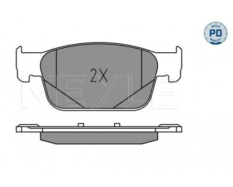 Brake Pad Set, disc brake MEYLE-PD Quality 025 223 8317/PD, Image 2