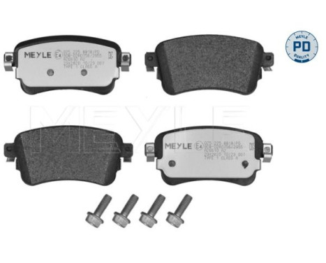 Brake Pad Set, disc brake MEYLE-PD Quality 025 225 8818/PD, Image 3