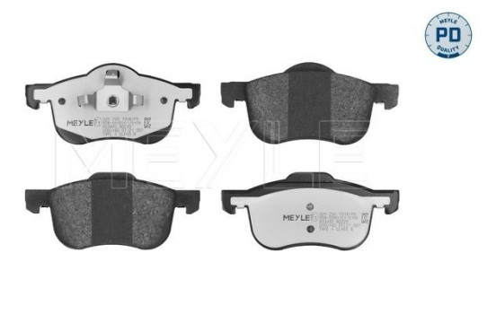 Brake Pad Set, disc brake MEYLE-PD Quality 025 230 7318/PD, Image 3