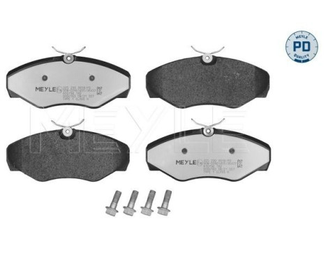 Brake Pad Set, disc brake MEYLE-PD Quality 025 230 9918/PD