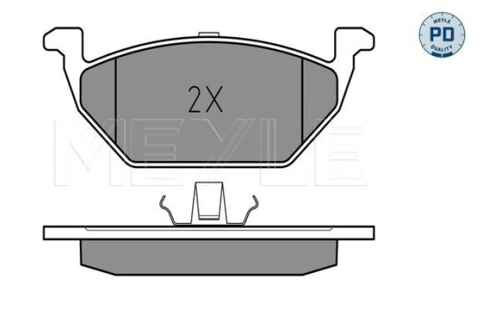 Brake Pad Set, disc brake MEYLE-PD Quality 025 231 3019/PD, Image 2
