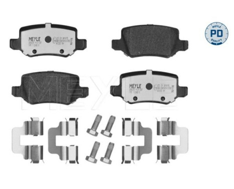 Brake Pad Set, disc brake MEYLE-PD Quality 025 231 3814/PD