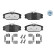 Brake Pad Set, disc brake MEYLE-PD Quality 025 231 7218/PD, Thumbnail 2