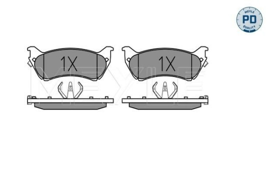 Brake Pad Set, disc brake MEYLE-PD Quality 025 231 8917/PD