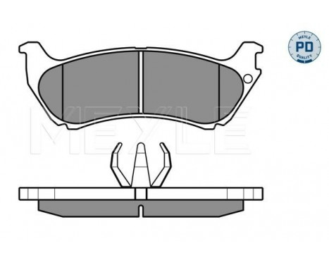 Brake Pad Set, disc brake MEYLE-PD Quality 025 231 9017/PD, Image 2