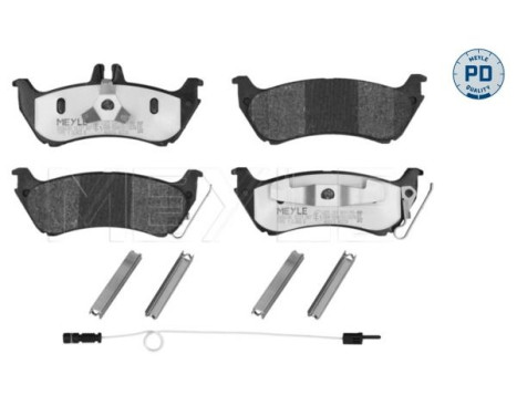 Brake Pad Set, disc brake MEYLE-PD Quality 025 231 9017/PD, Image 4