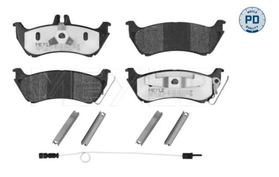 Brake Pad Set, disc brake MEYLE-PD Quality 025 231 9017/PD, Image 4