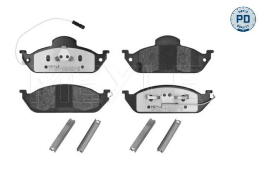 Brake Pad Set, disc brake MEYLE-PD Quality 025 231 9317/PD, Image 3