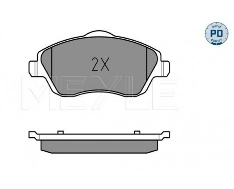 Brake Pad Set, disc brake MEYLE-PD Quality 025 232 2517/PD