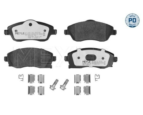 Brake Pad Set, disc brake MEYLE-PD Quality 025 232 2517/PD, Image 3